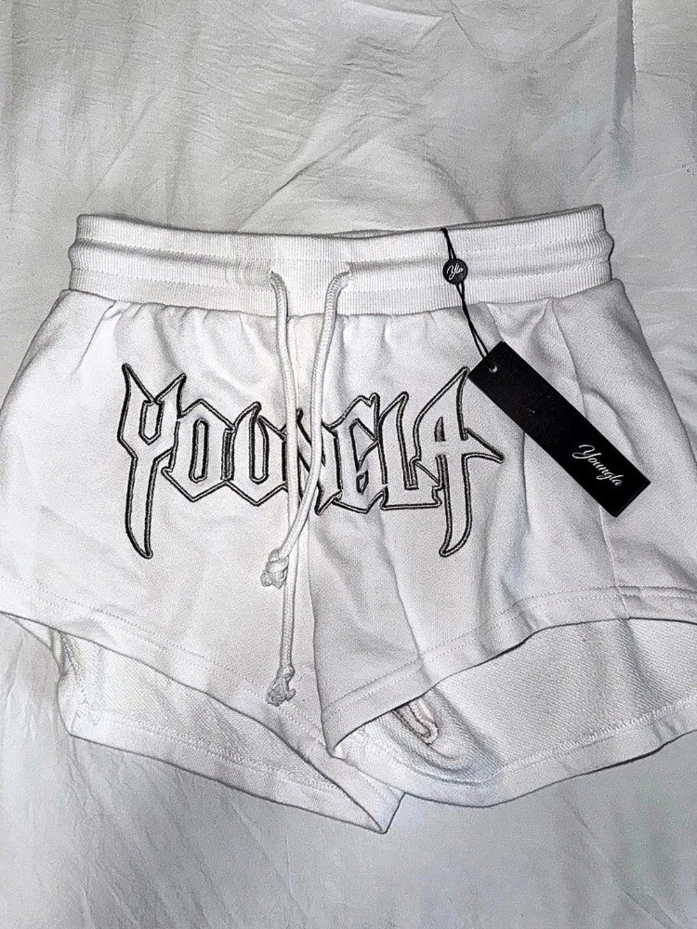 YoungLA white shorts in Size small